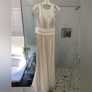 Blush prom dress